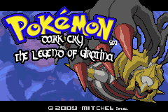 Pokemon Dark Cry - The Legend of Giratina (Alpha) Title Screen